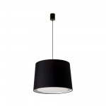 Faro Conga Colg Simple Negro P.E27 ø500x350xø450 Negra 64315-56