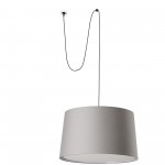 Faro Windsor Colgante Con Clavija Negro-Gris 64331-132
