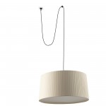 Faro Samba 700 Colgante Negra-Beige Con Clavija 64331-154