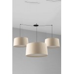 Faro Samba 700 Colgante Multiple Negra-Beige 64332-154