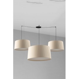 Faro Samba 700 Colgante Multiple Negra-Beige 64332-154