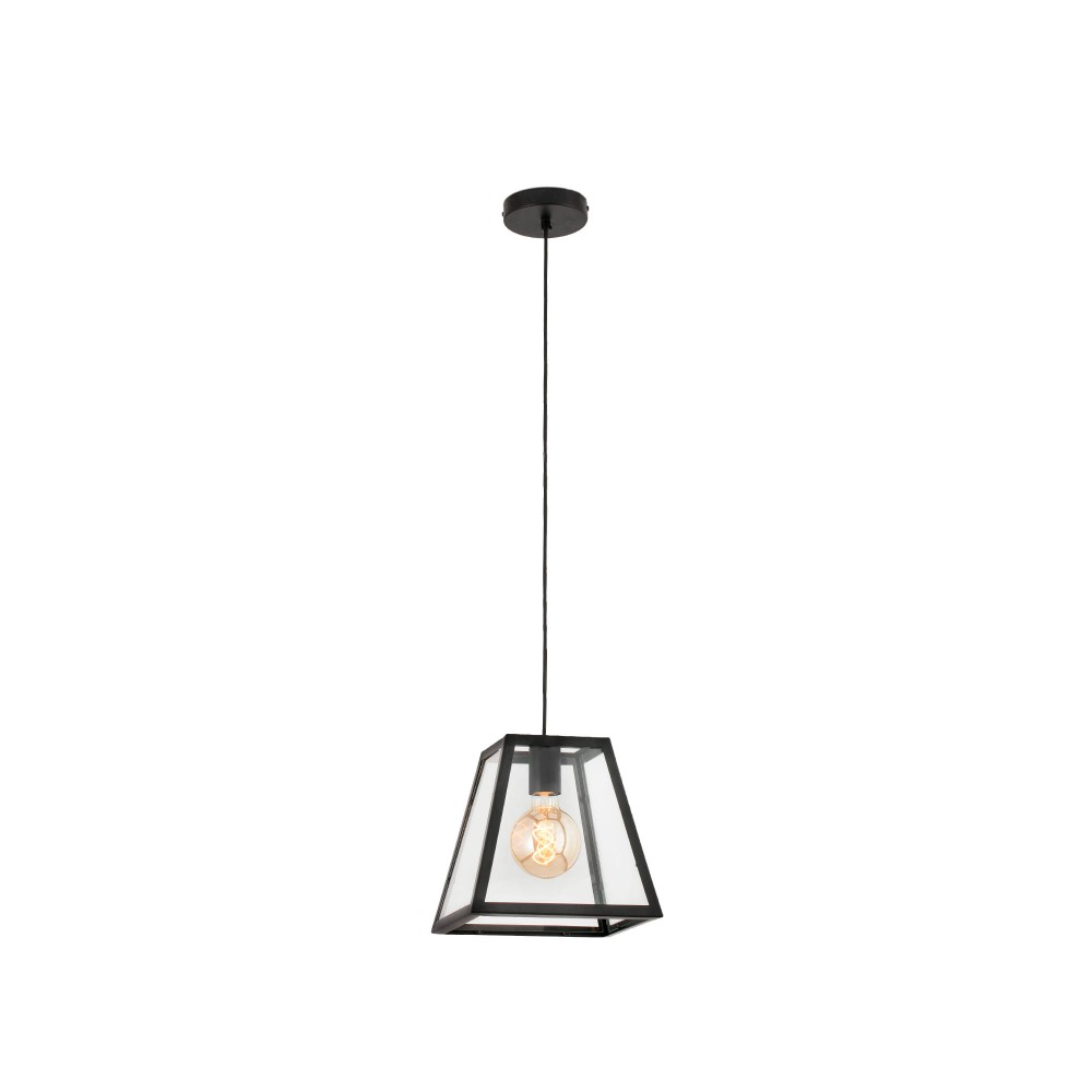 Faro Rose-1 Colgante Negro 1L E27 65082
