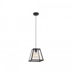 Faro Rose-1 Colgante Negro 1L E27 65082