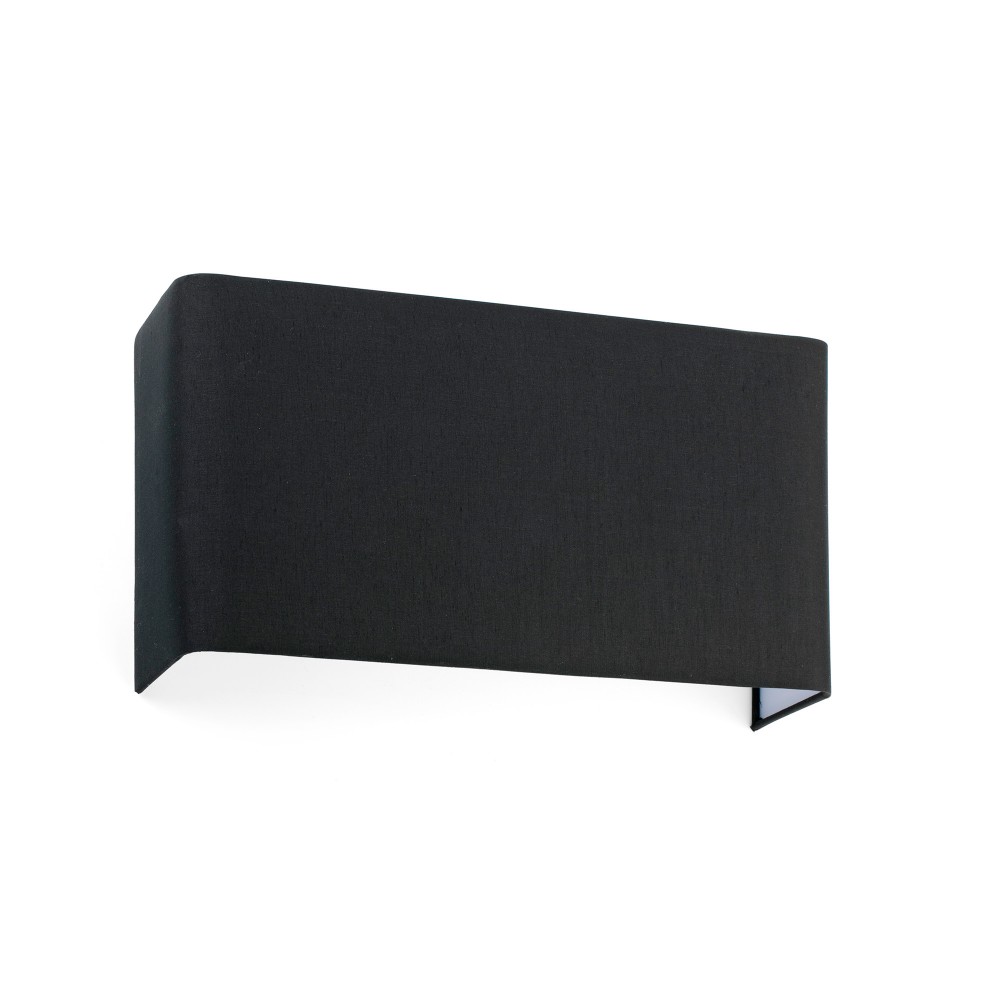 Faro Cotton Negro Hor. Sq. 375X200X105 2Xe27 66414