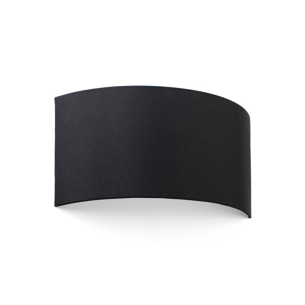 Faro Cotton Negro Hor. Round 375X200X115 2Xe27 66416