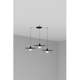 Faro Plat Colgante Negro E27 60W 3L 68145-3L
