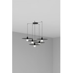 Faro Plat Colgante Negro E27 60W 5L 68145-5L