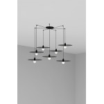 Faro Plat Colgante Negro E27 60W 7L 68145-7L