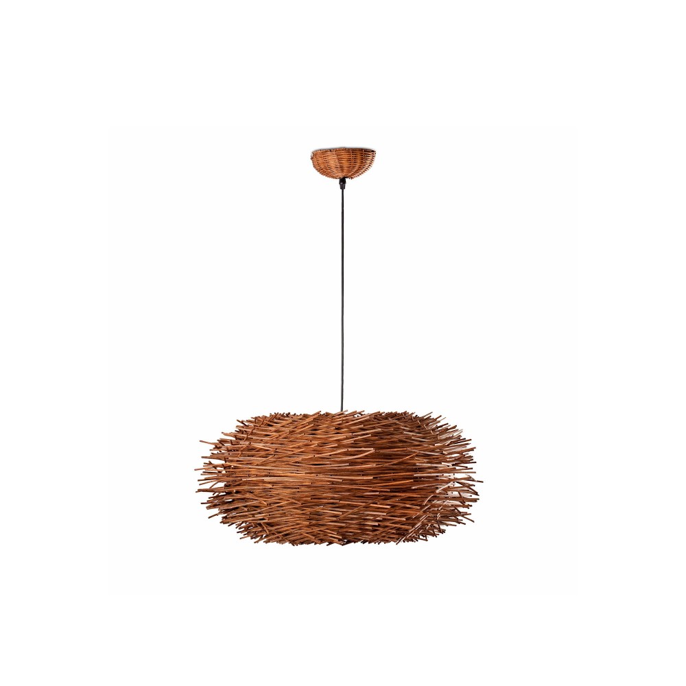 Faro Nido Colgante Marron 1Xe27 60W 68153