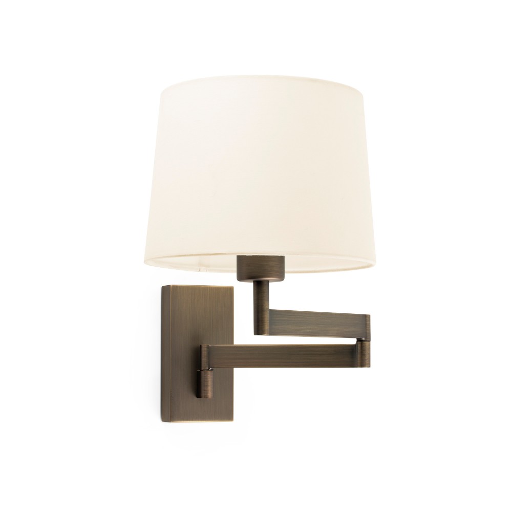 Faro Artis Aplique Articulado Bronce Pantalla Beige 68494-02