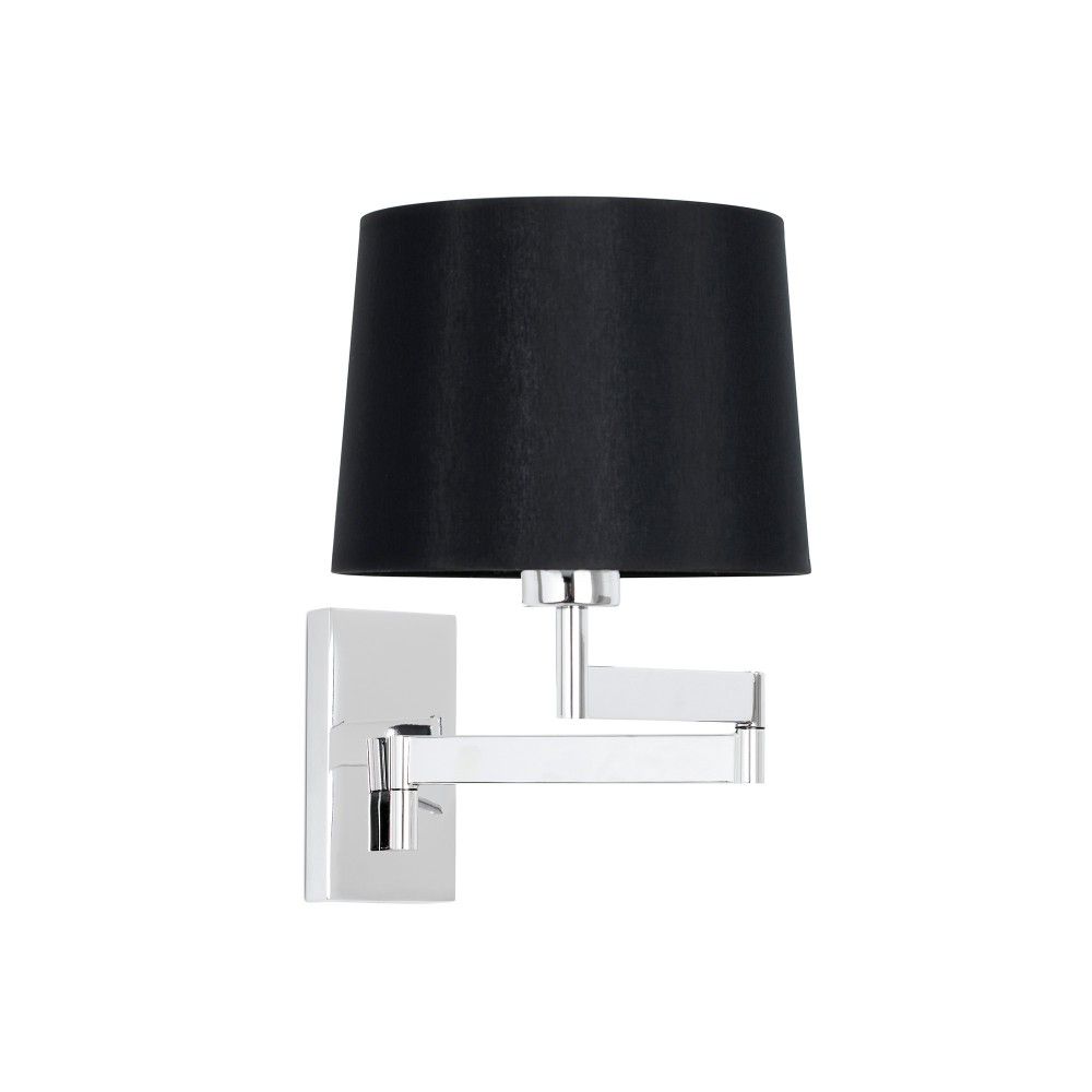 Faro Artis Aplique Articulado Cromo Pantalla Negra 68495-03