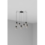 Faro Kombo Colgante Gris ø120 1X E27 7L 68591-7L