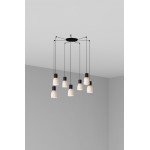 Faro Kombo Colgante Beige ø120 1X E27 7L 68592-7L