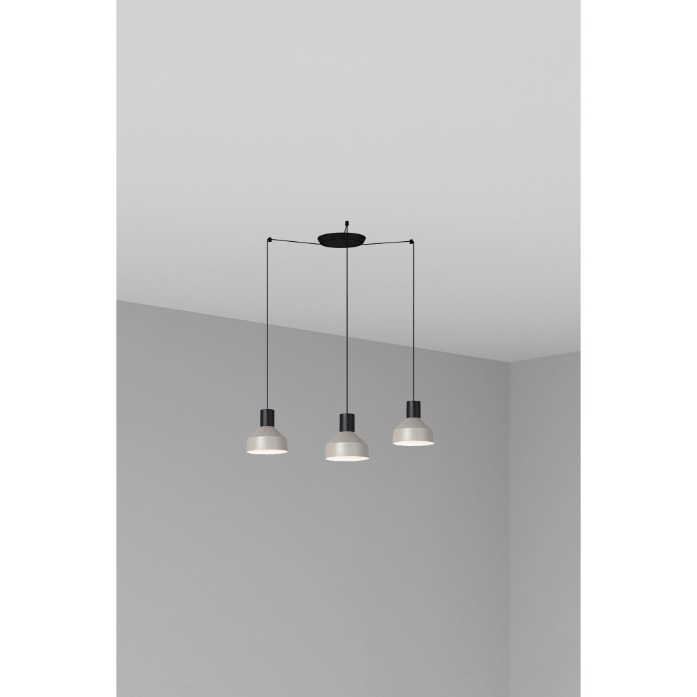 Faro Kombo Colgante Gris ø200 1X E27 3L 68593-3L