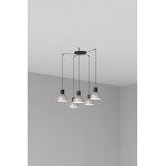 Faro Kombo Colgante Gris ø200 1X E27 5L 68593-5L
