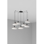 Faro Kombo Colgante Gris ø400 1X E27 7L 68595-7L