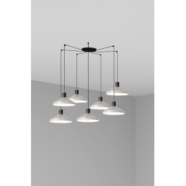 Faro Kombo Colgante Gris ø400 1X E27 7L 68595-7L