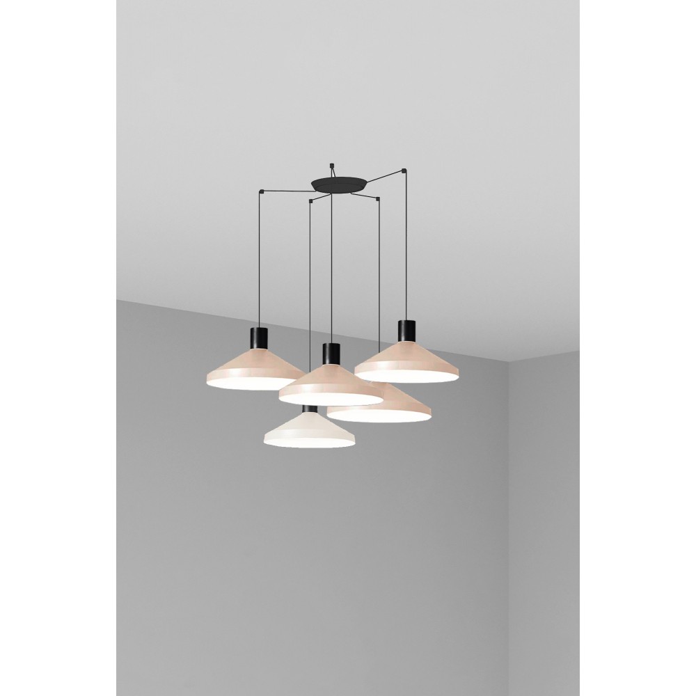 Faro Kombo Colgante Beige ø400 1X E27 5L 68596-5L