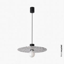 Faro Confetti Colgante Marmóreo Negro Ø45cm 1xe27