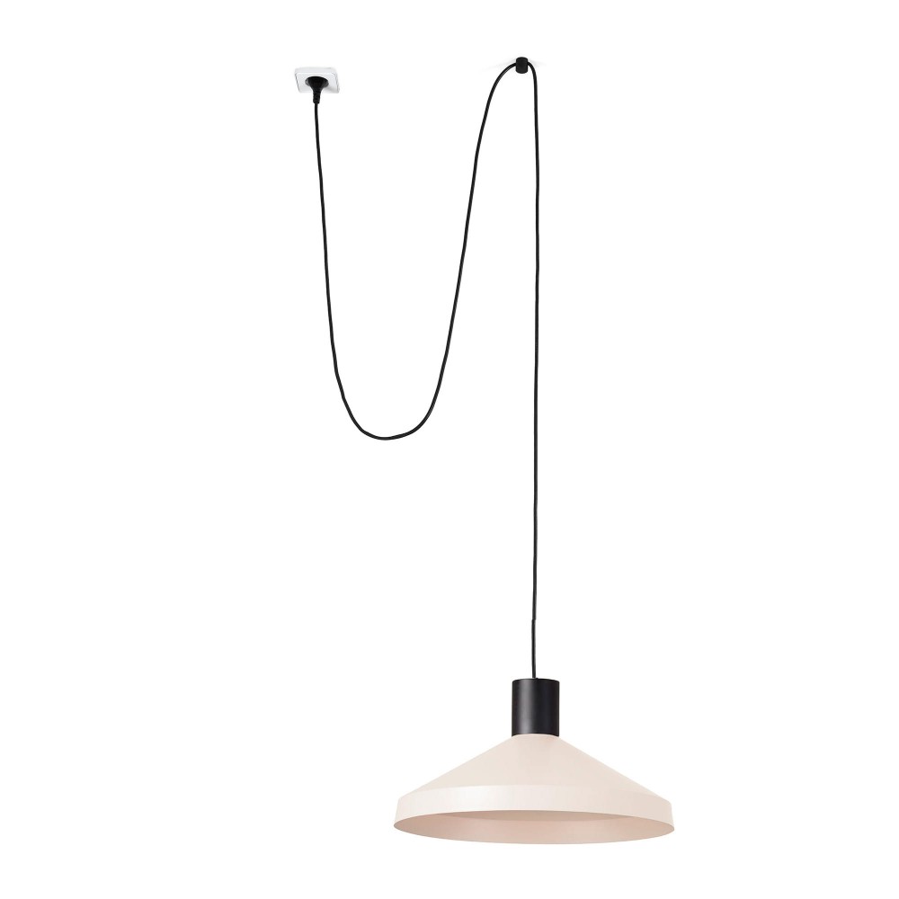 Faro Kombo Colgante Con Clavija Beige ø400 1X E27 68604-67