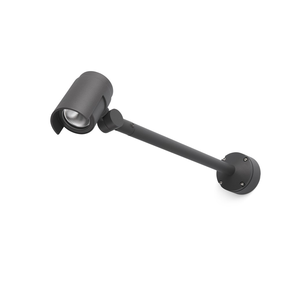 Faro Foc-2 Proyector Con Brazo Gris Oscuroled 15W 3000K 70157