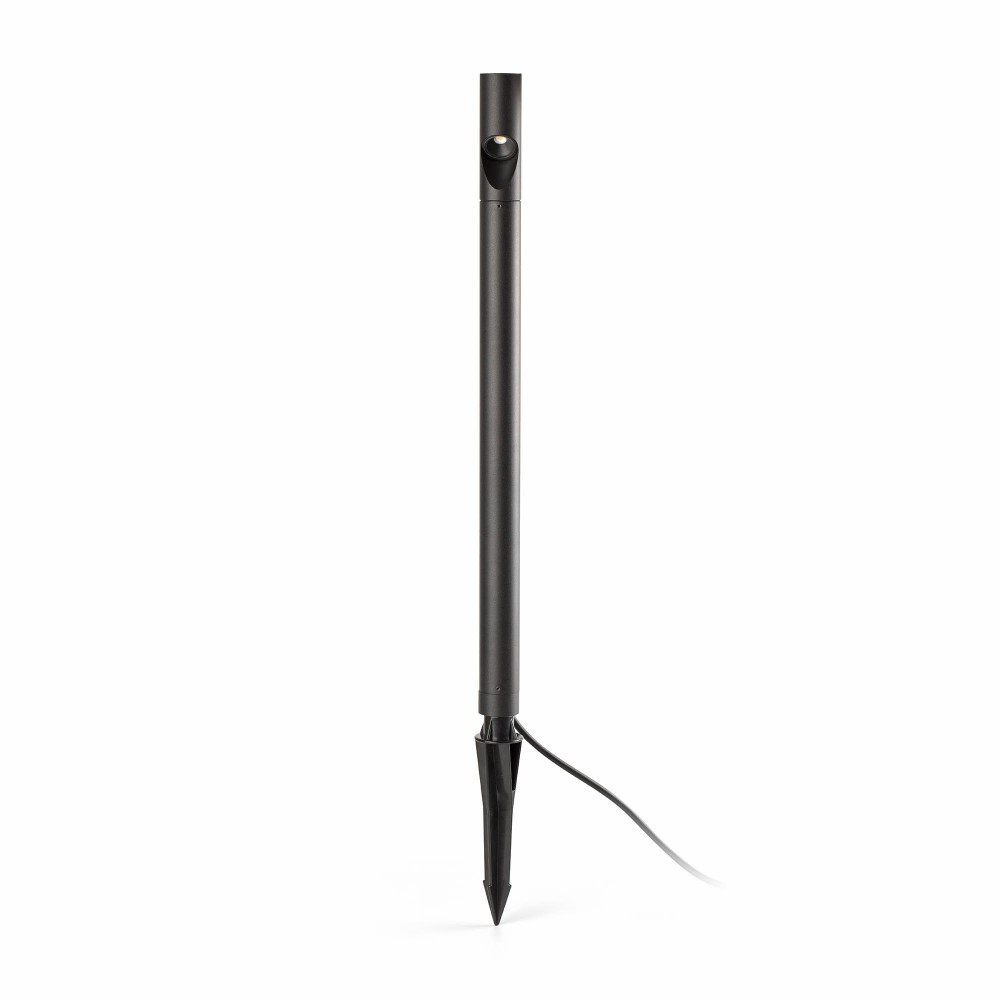 Faro Bezel Estaca Negra Led 8w 2700k