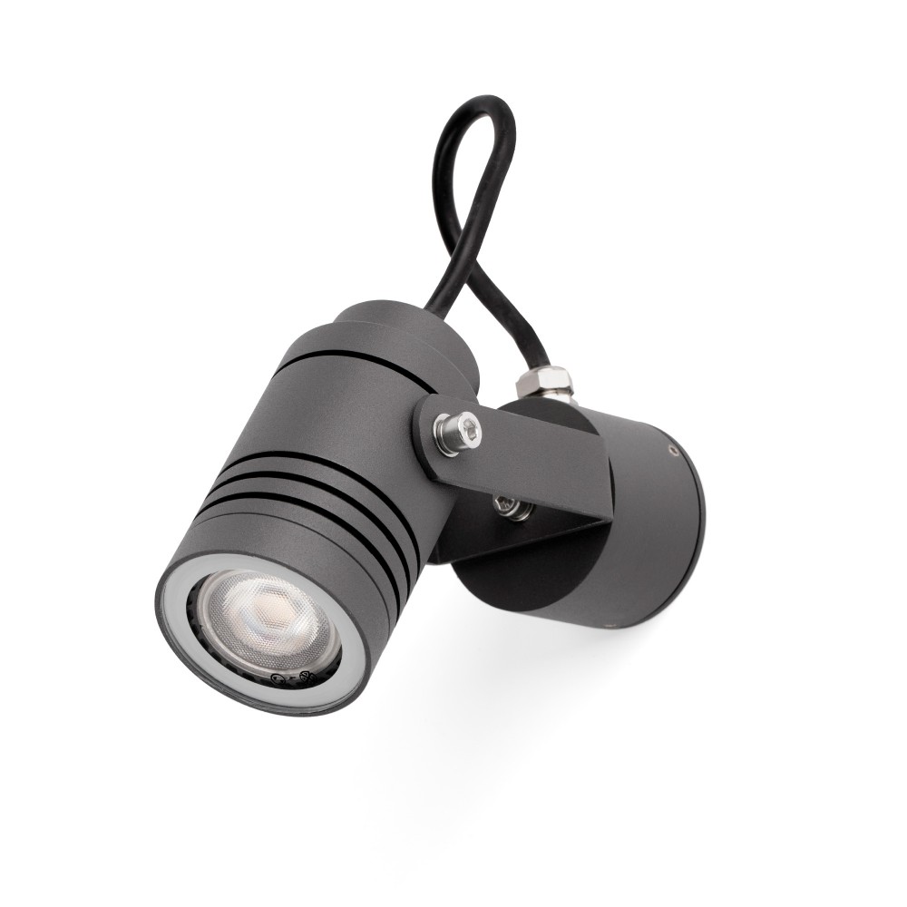Faro Lit Proyector Gris Oscuro Gu10 70260
