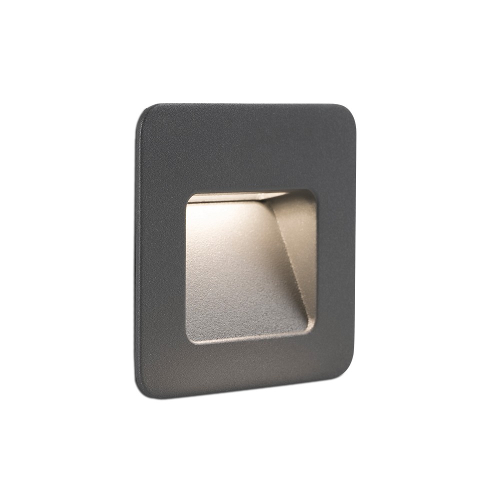 Faro Nase-1 Empotrable Gris Oscuro Led 3W 3000K 70398