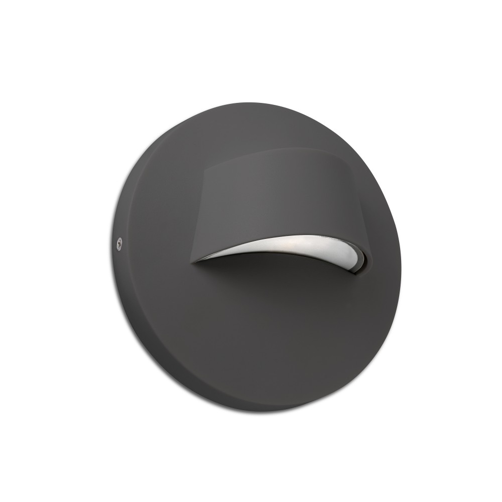 Faro Brow Aplique Gris Oscuro Led 3W 3000K 70409