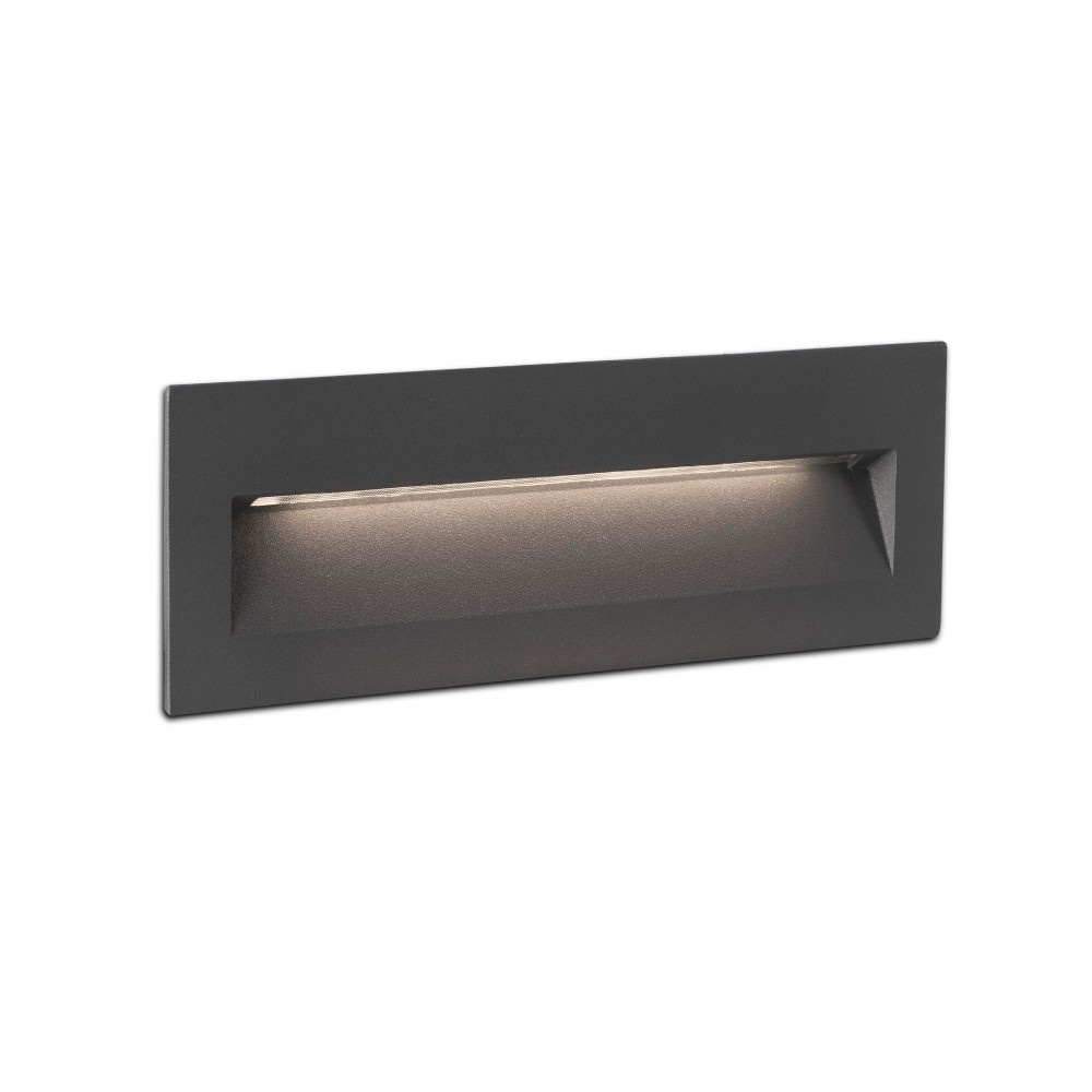 Faro Nat Empotrable Gris Oscuro Led 8W 3000K 70638