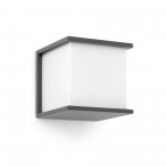 Faro Kubick Aplique 1L E27 60W Gris Oscuro 70689