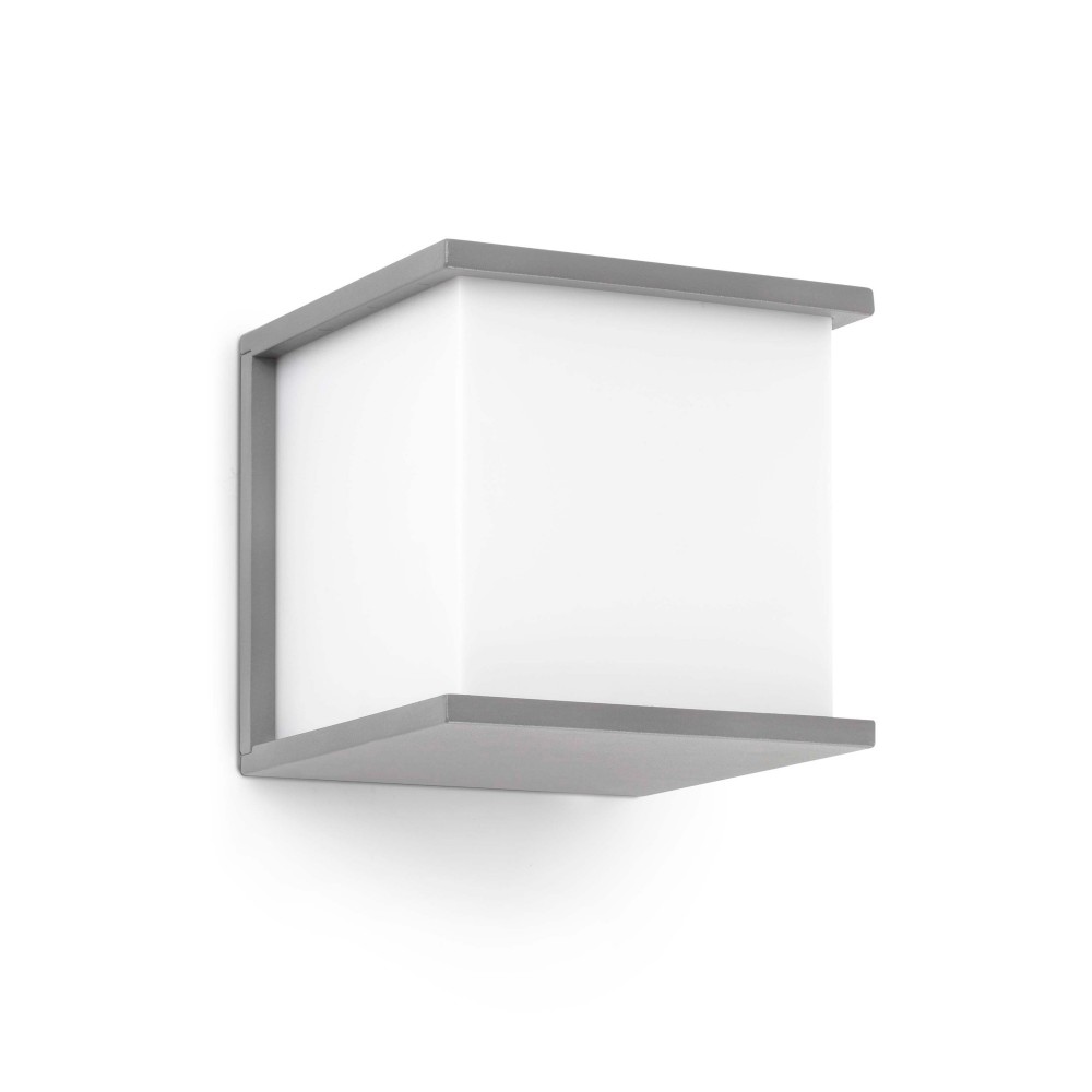 Faro Kubick Aplique Gris 1L E27 60W 70715