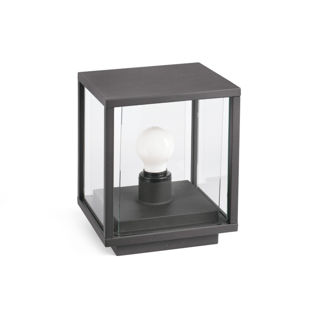Faro Nala Sobremuro Gris Oscuro 1Xe27 15W 70772