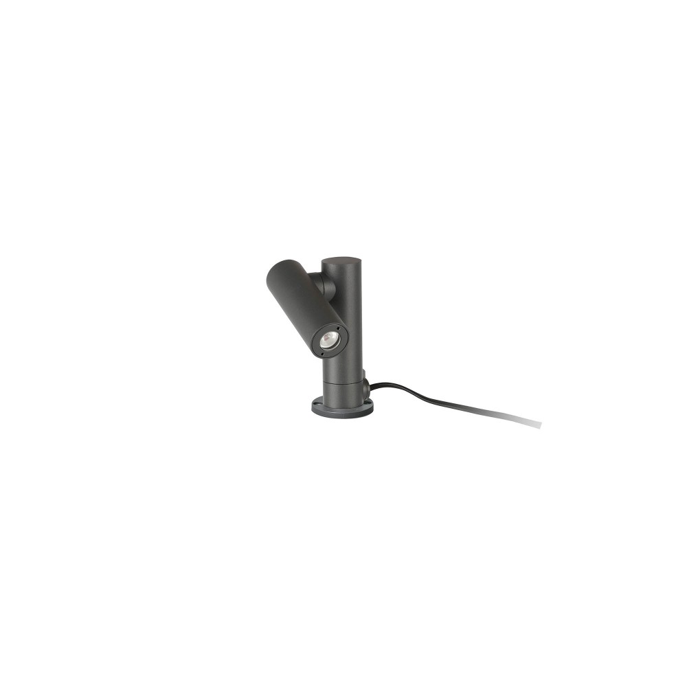 Faro Spy-1 Sobremuro Gris Oscuro 6W H140 30° 70782