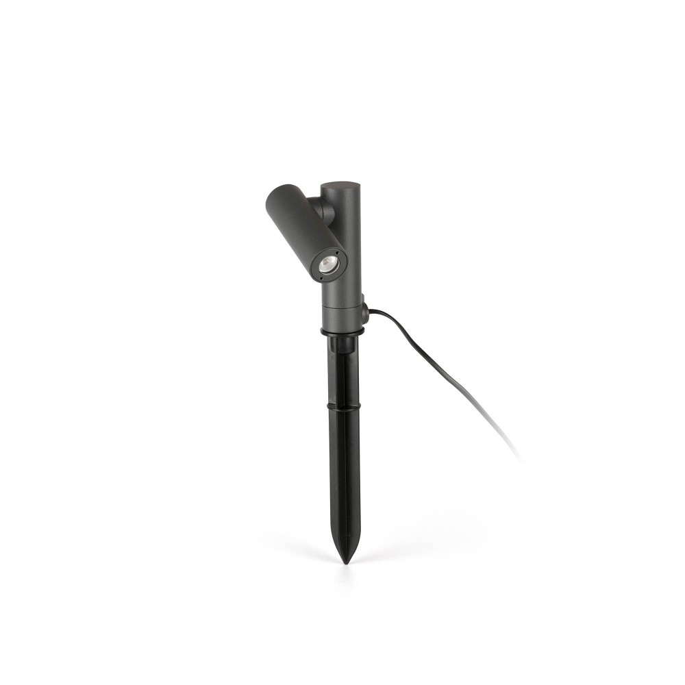 Faro Spy-1 Estaca Gris Oscuro Led 6w 3000k 30°