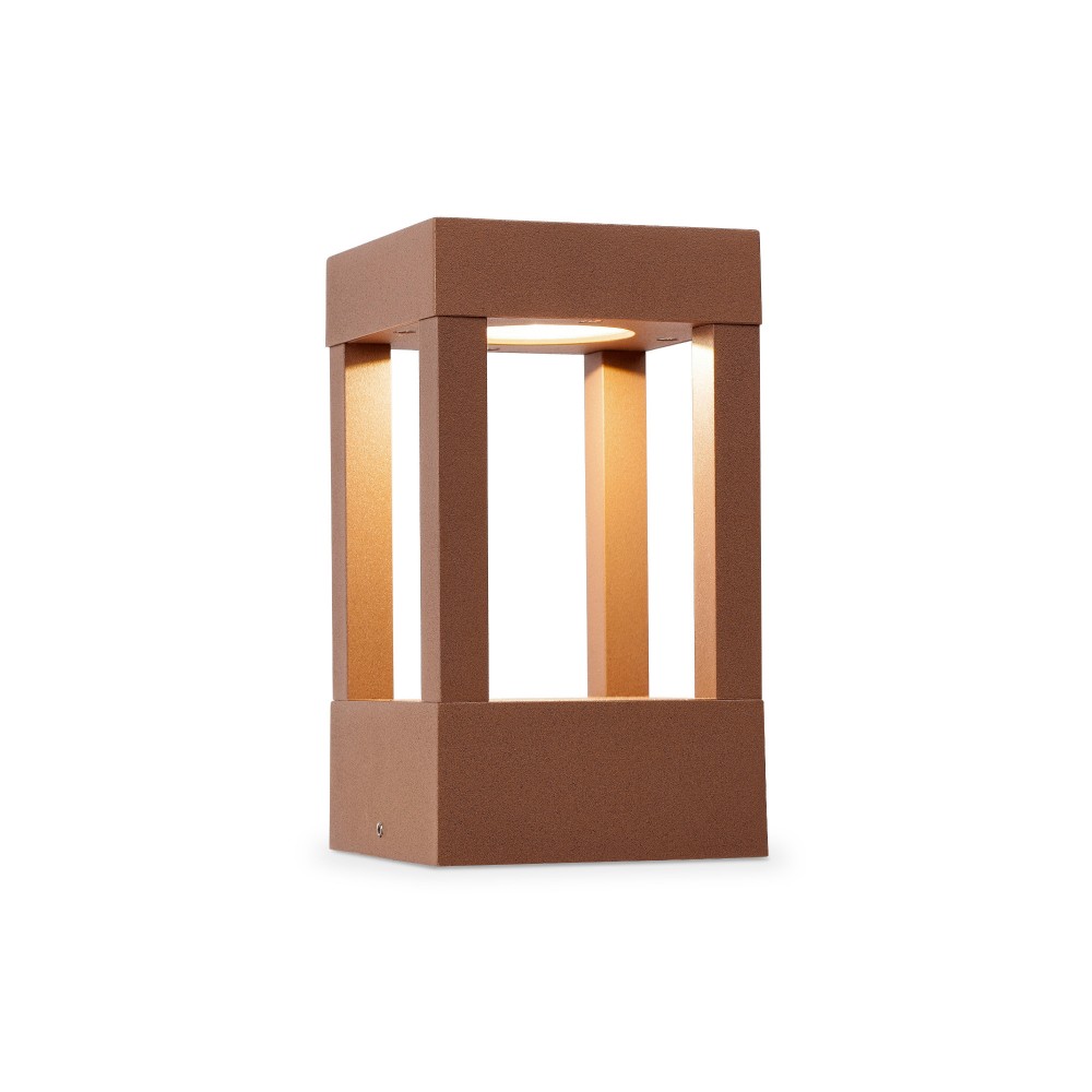 Faro Agra 200 Baliza Marron Led 9w 2700k
