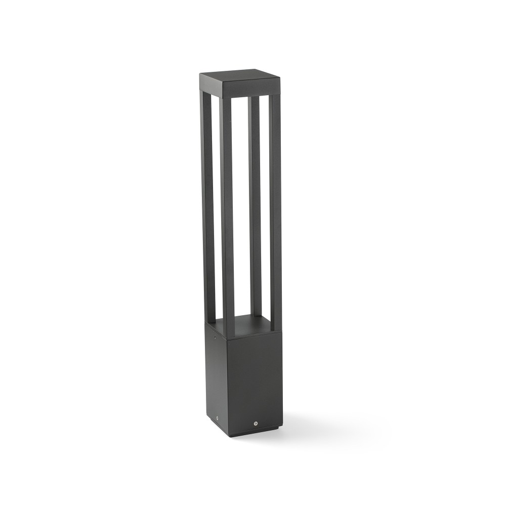 Faro Agra 650 Baliza Gris Oscuro Led 9w 2700k