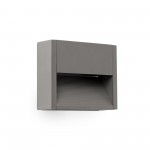 Faro Grada-1 Aplique Gris Oscuro Led 3W 3000K 70906