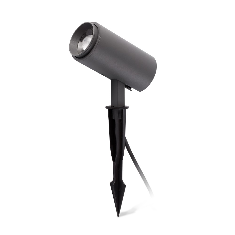 Faro Plom Proyector-Estaca Gris Osc. 8.5W 3000K 18°- 45 70913