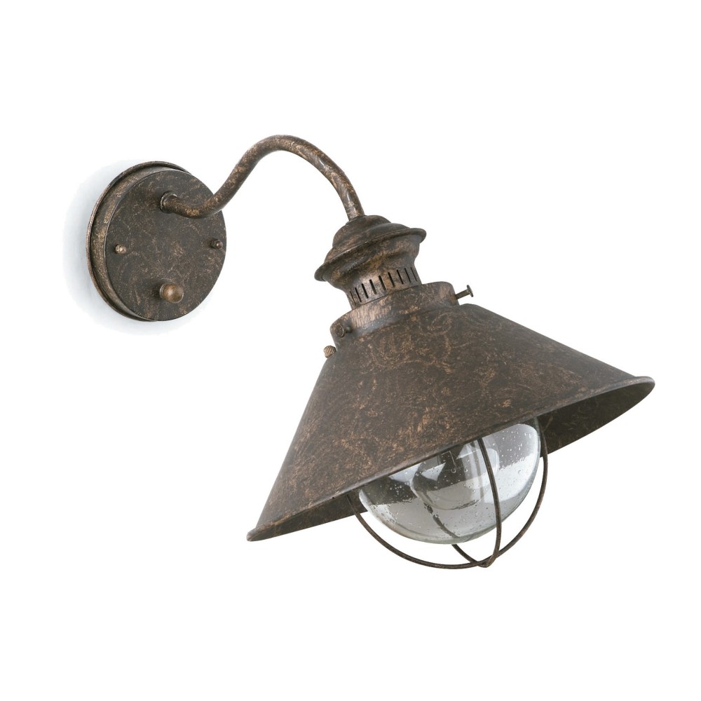 Faro Nautica Aplique Marron Oxido E27 11W 71110