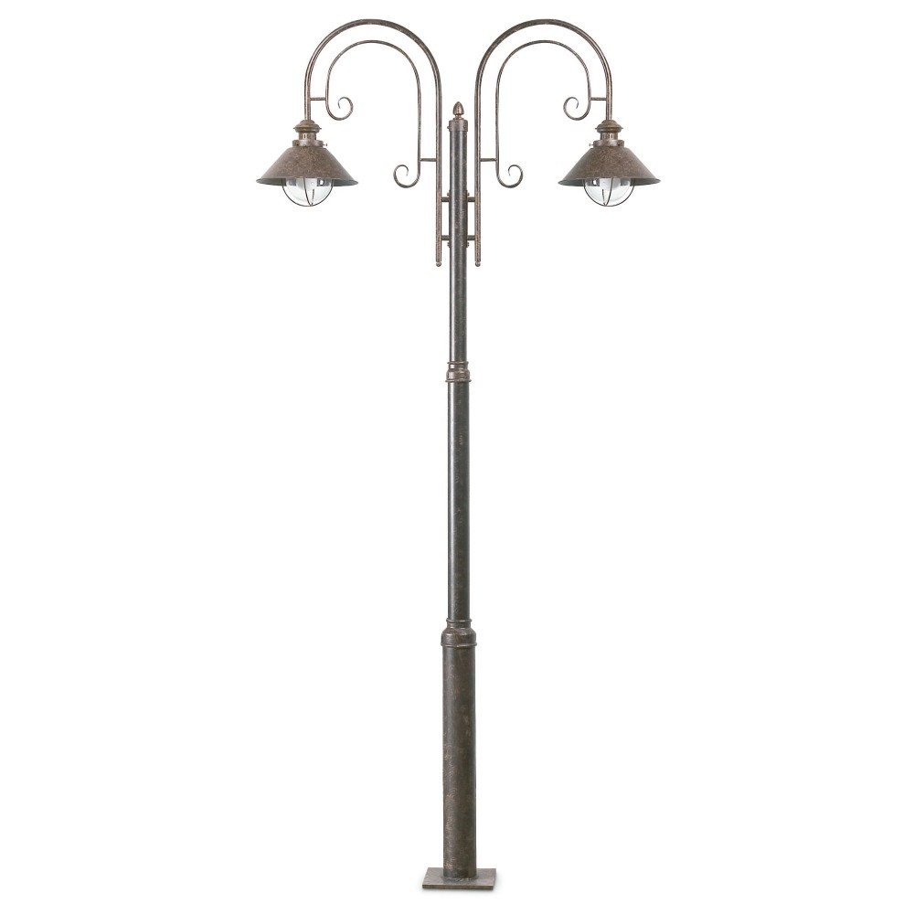 Faro Nautica-6 Farola Marron Oxido 2Xe27 11W 71117