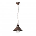 Faro Nautica-G Colgante Marron Oxido E27 11W 71139