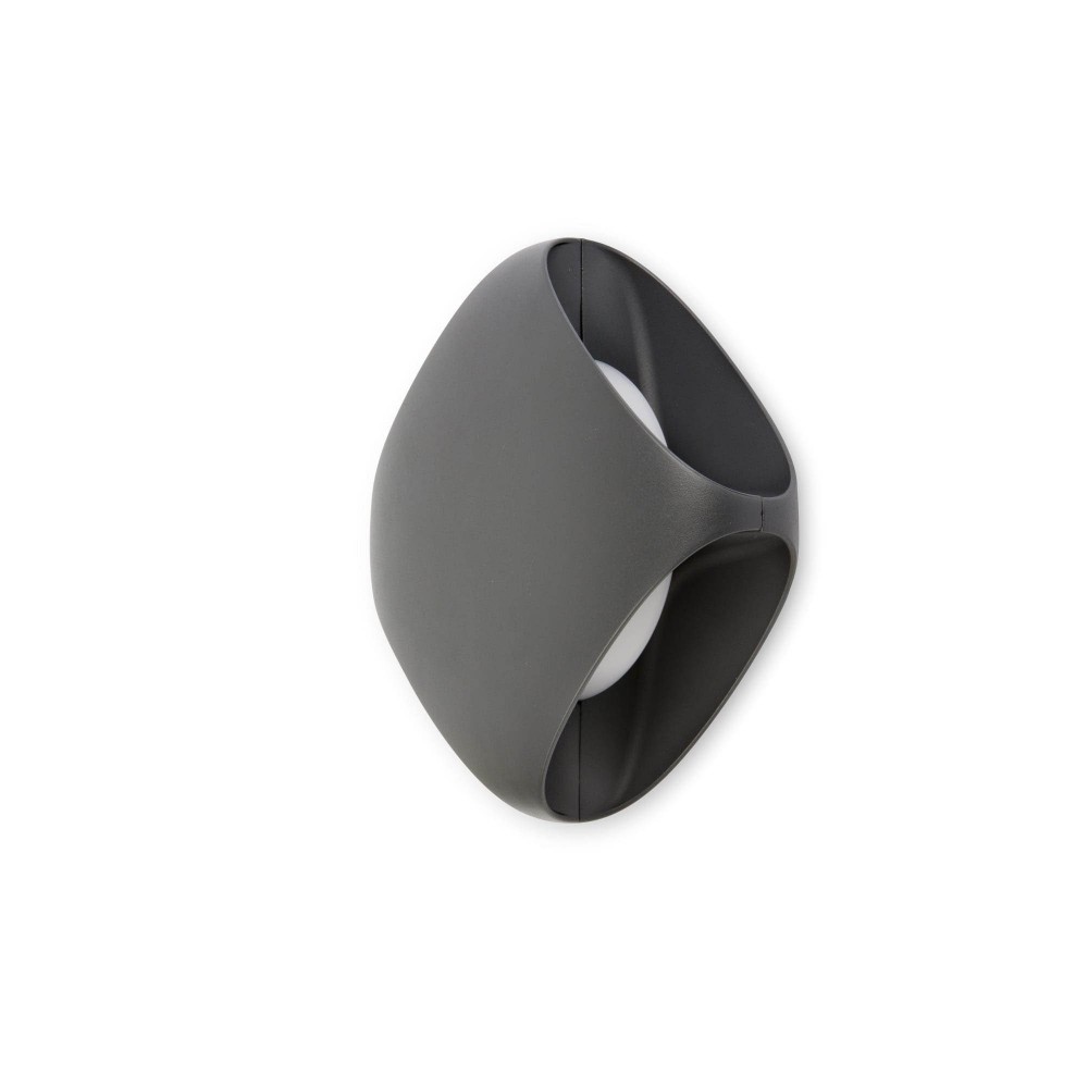 Faro Bu-Oh Aplique Gris Oscuro Led 12W 3000K 71212