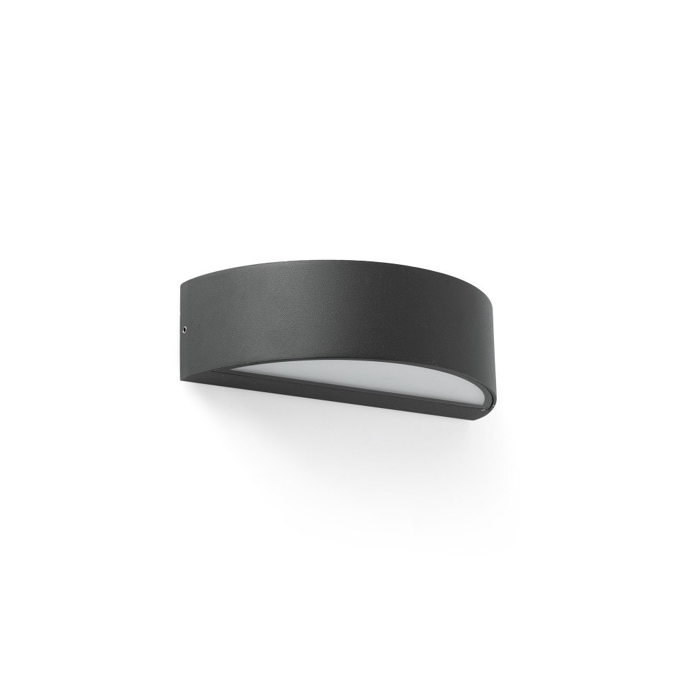 Faro Oval Aplique Gris Oscuro Led 10W 3000K 71276
