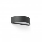 Faro Oval Aplique Gris Oscuro Led 10W 3000K 71276