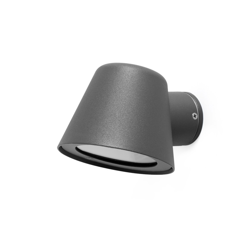 Faro Gina Aplique Gris Oscuro 1L Gu10 71363