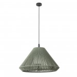 Faro Saigon Out Colgante C70 Verde  Tapa Cono