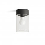 Faro Kila Plafon E27 Gris Oscuro Cristal Transparente 71740