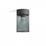 Faro Kila Plafon E27 Gris Oscuro Cristal Fume 71741