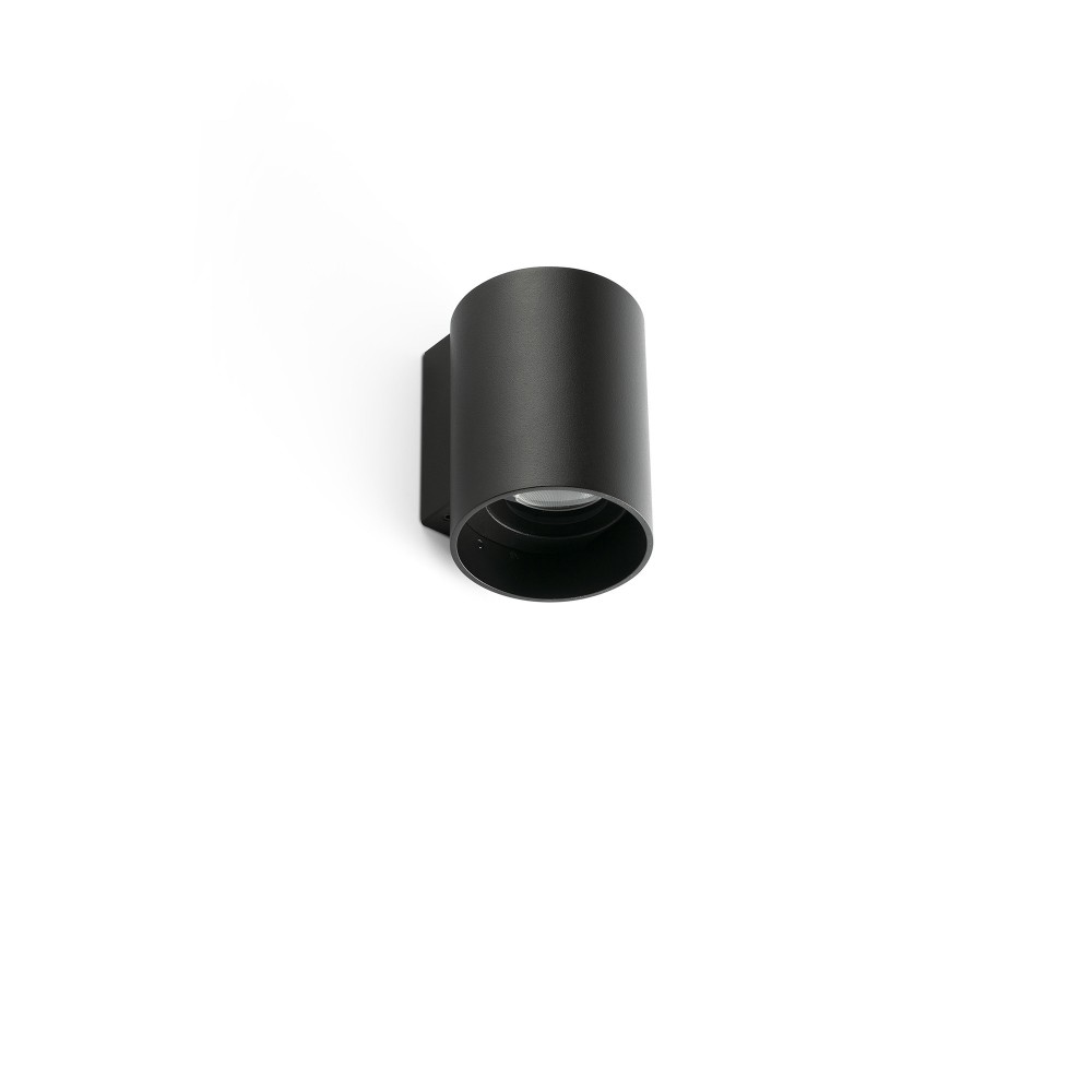 Faro Kov Aplique Redondo Negro Led 6w 3000k 34°